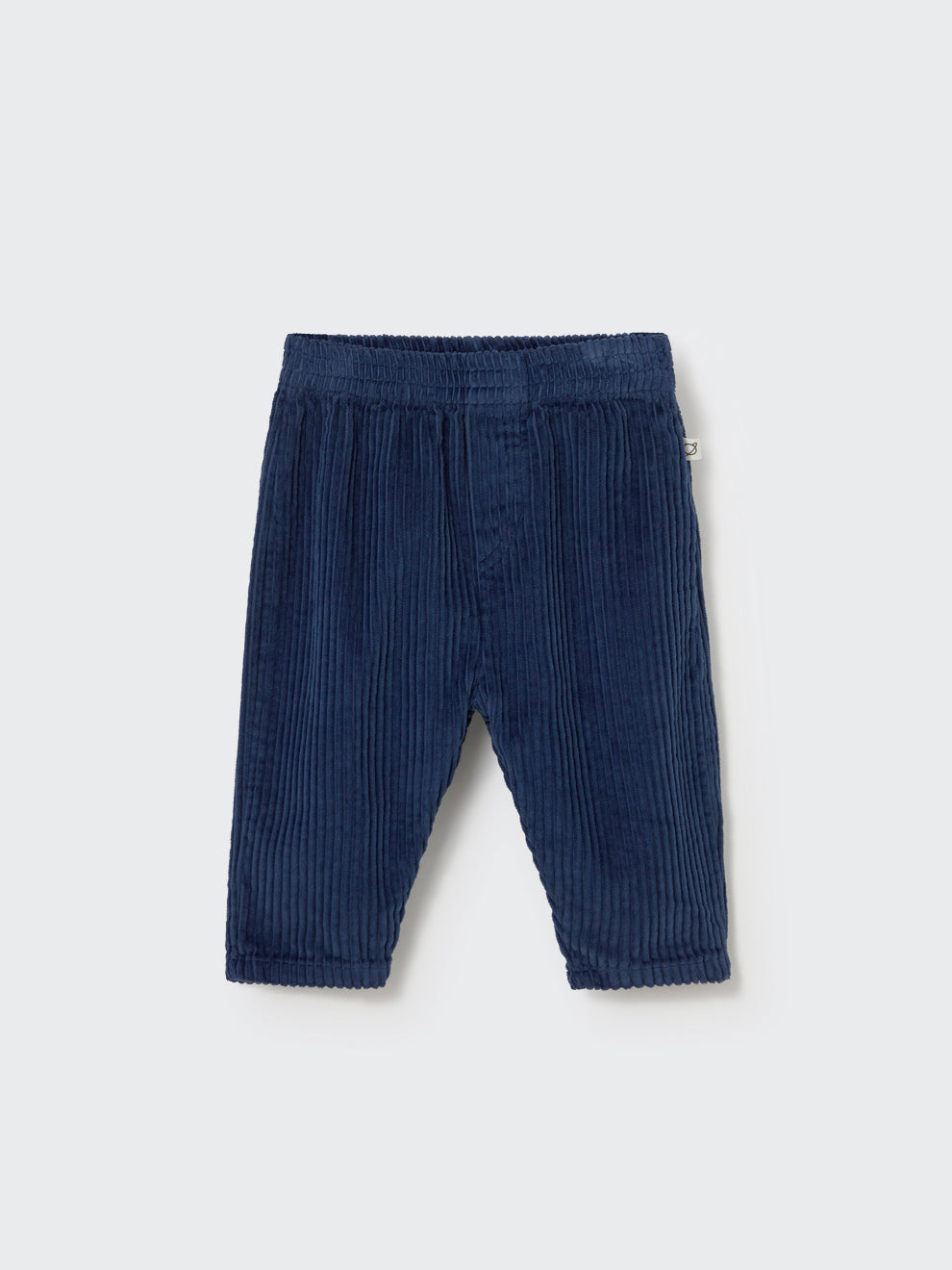 Navy Wide Corduroy Baby Pants