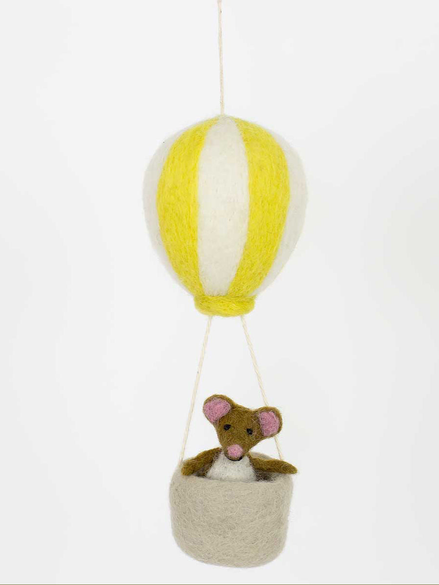Mouse in an Air Balloon Mobile