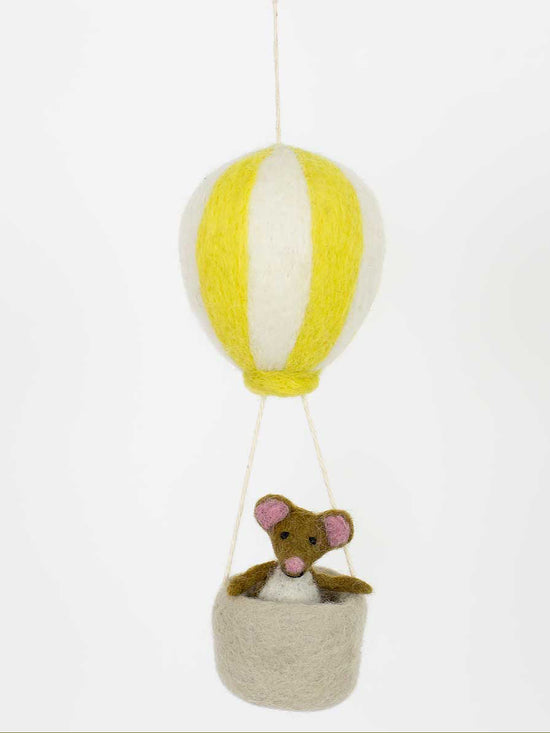 Mouse in an Air Balloon Mobile