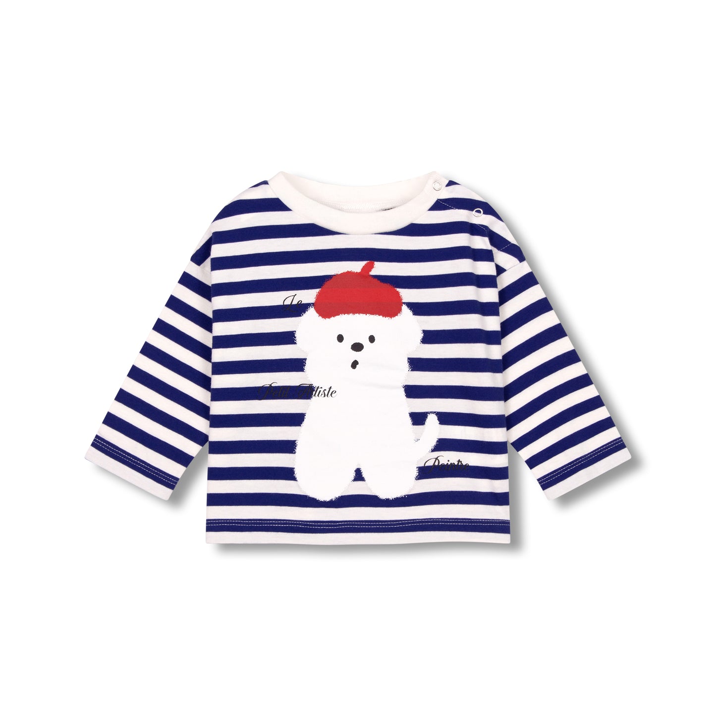 Mini Le Petit Artiste Stripe Tee