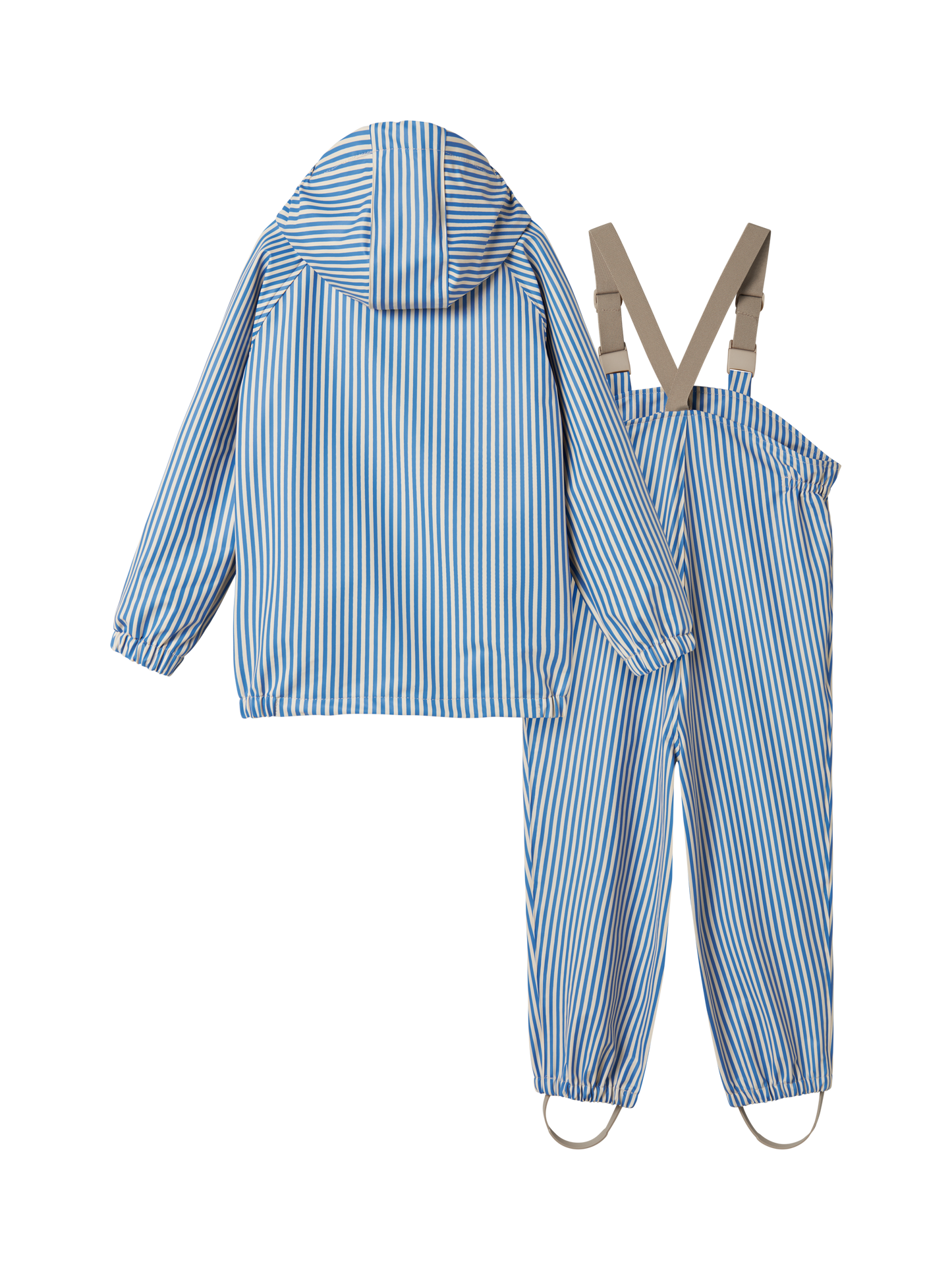 Blue Stripe Oddy Rainwear Set