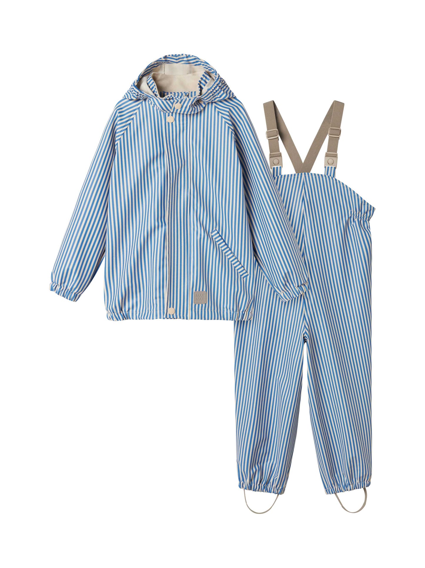 Blue Stripe Oddy Rainwear Set