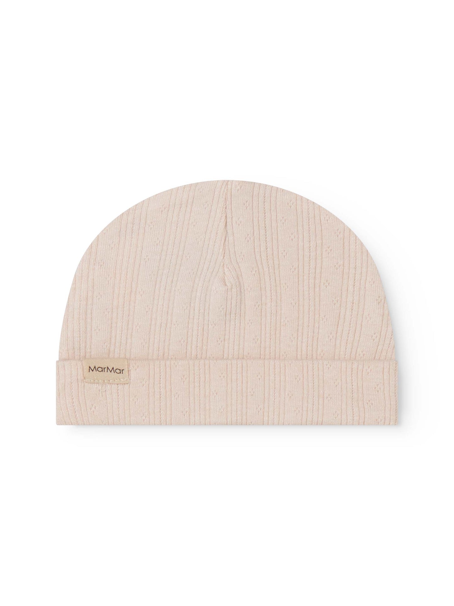 Misty Pink Pointelle Aiko Baby Hat