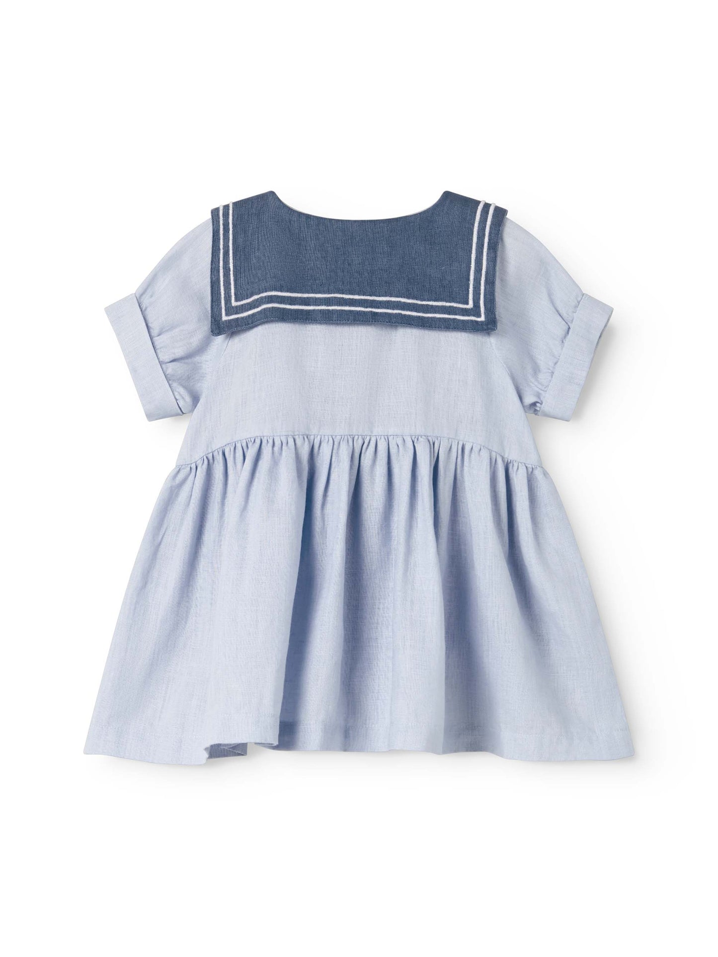 Blue Mist Daki Baby Sailor Dress
