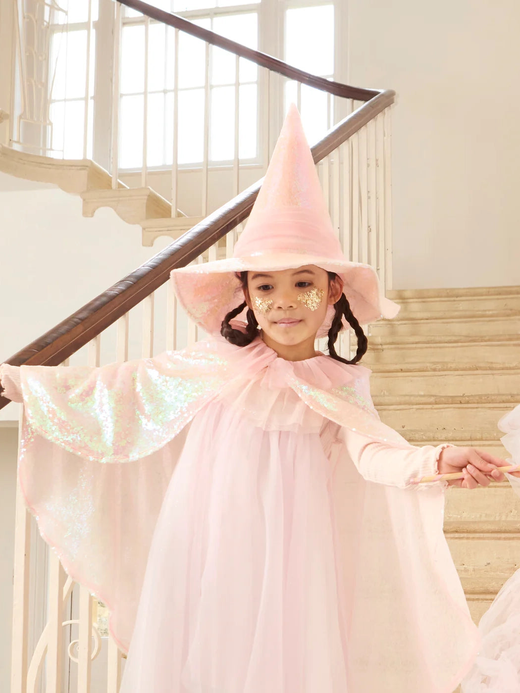 Pink Sequin Witch Hat