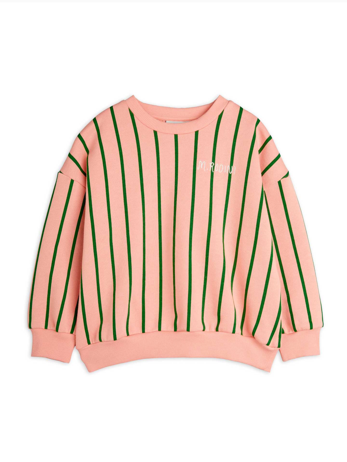 Pink Vertical Stripe AOP Sweatshirt