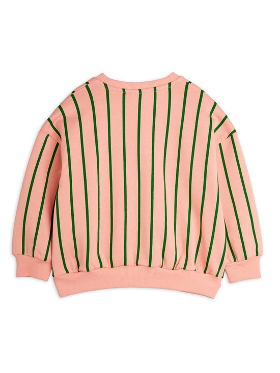 Pink Vertical Stripe AOP Sweatshirt