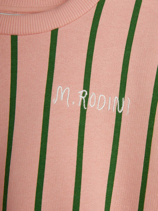 Pink Vertical Stripe AOP Sweatshirt