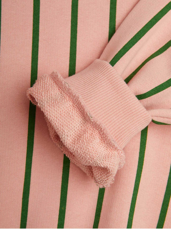 Pink Vertical Stripe AOP Sweatshirt