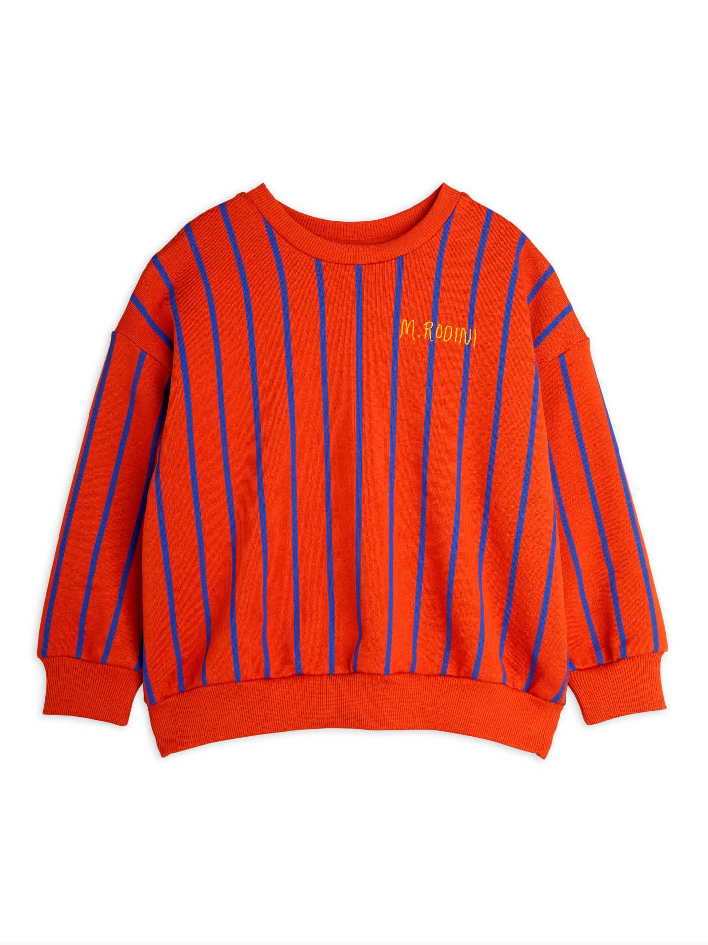 Red Vertical Stripe AOP Sweatshirt