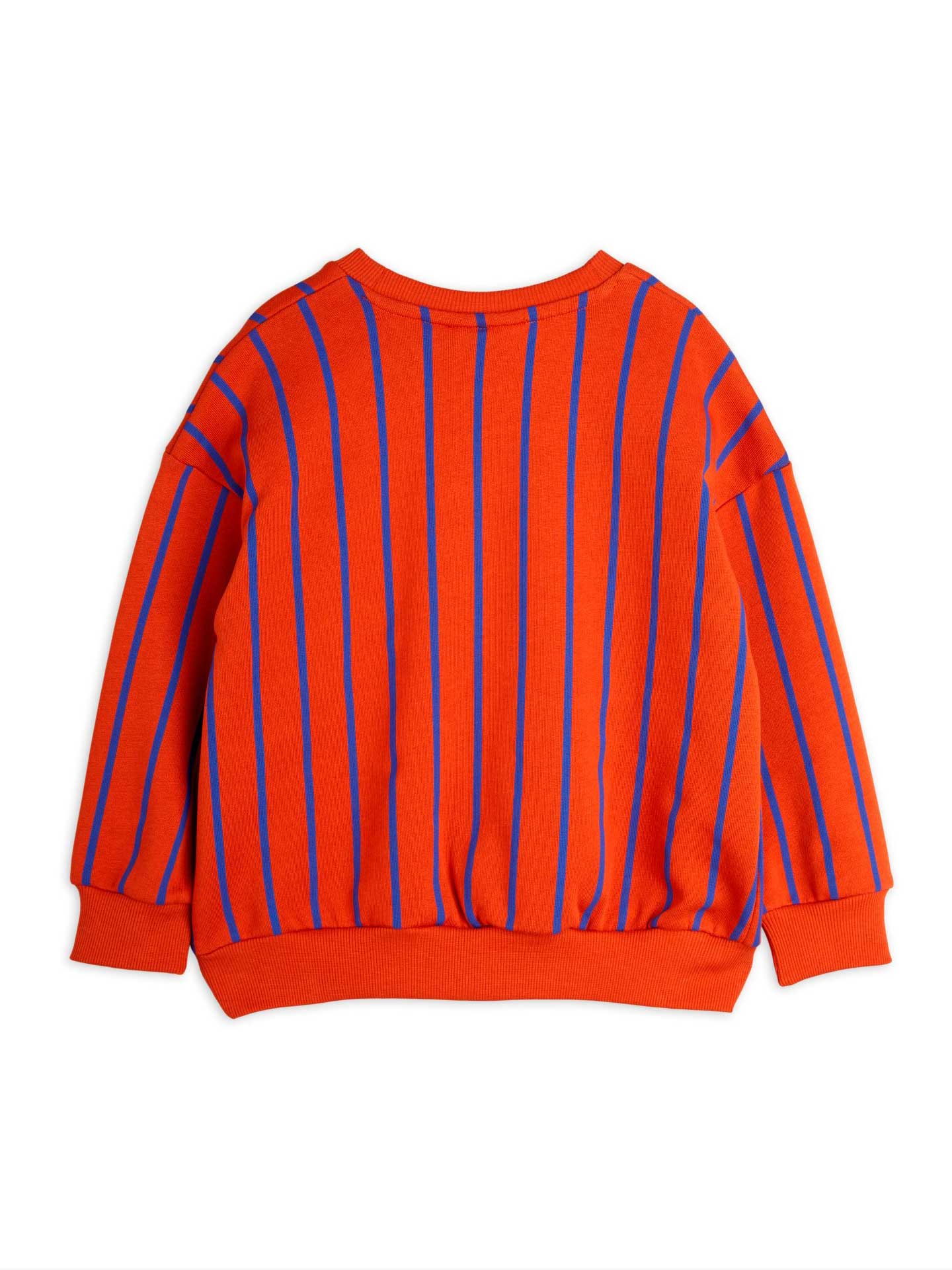 Red Vertical Stripe AOP Sweatshirt