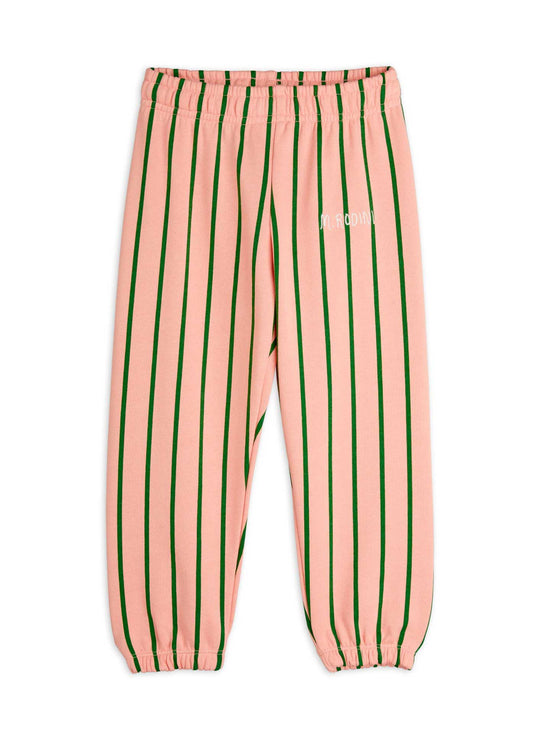 Pink Vertical Stripe AOP Sweatpants