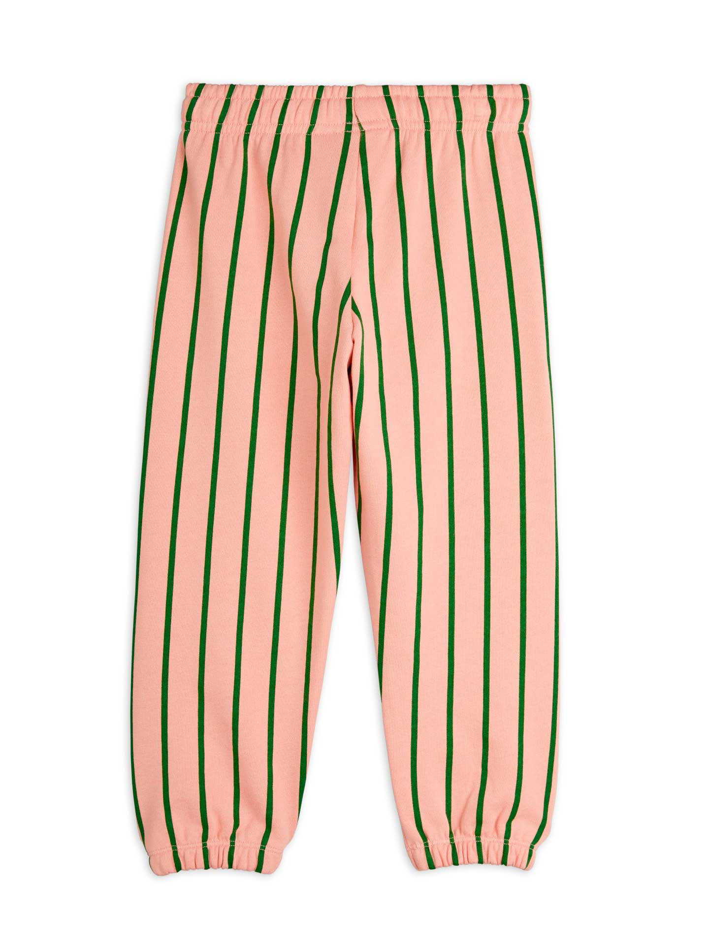 Pink Vertical Stripe AOP Sweatpants