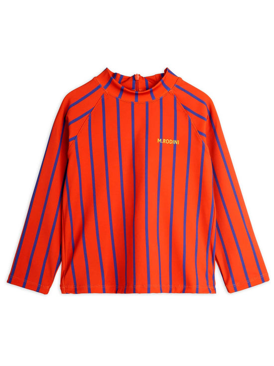 Vertical Stripe Long Sleeve UV Top