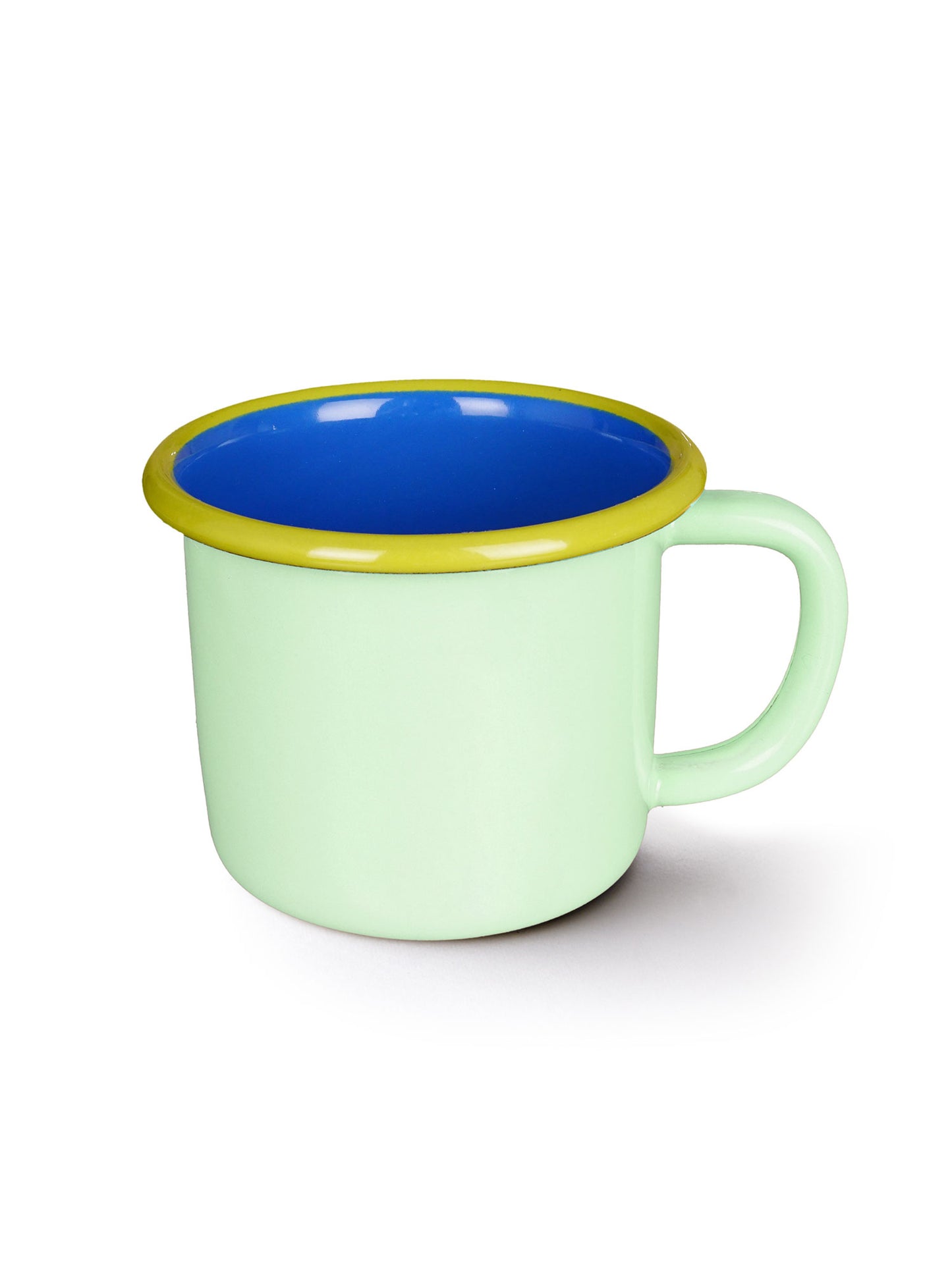 Mint & Blue Colorama Enamel Mug