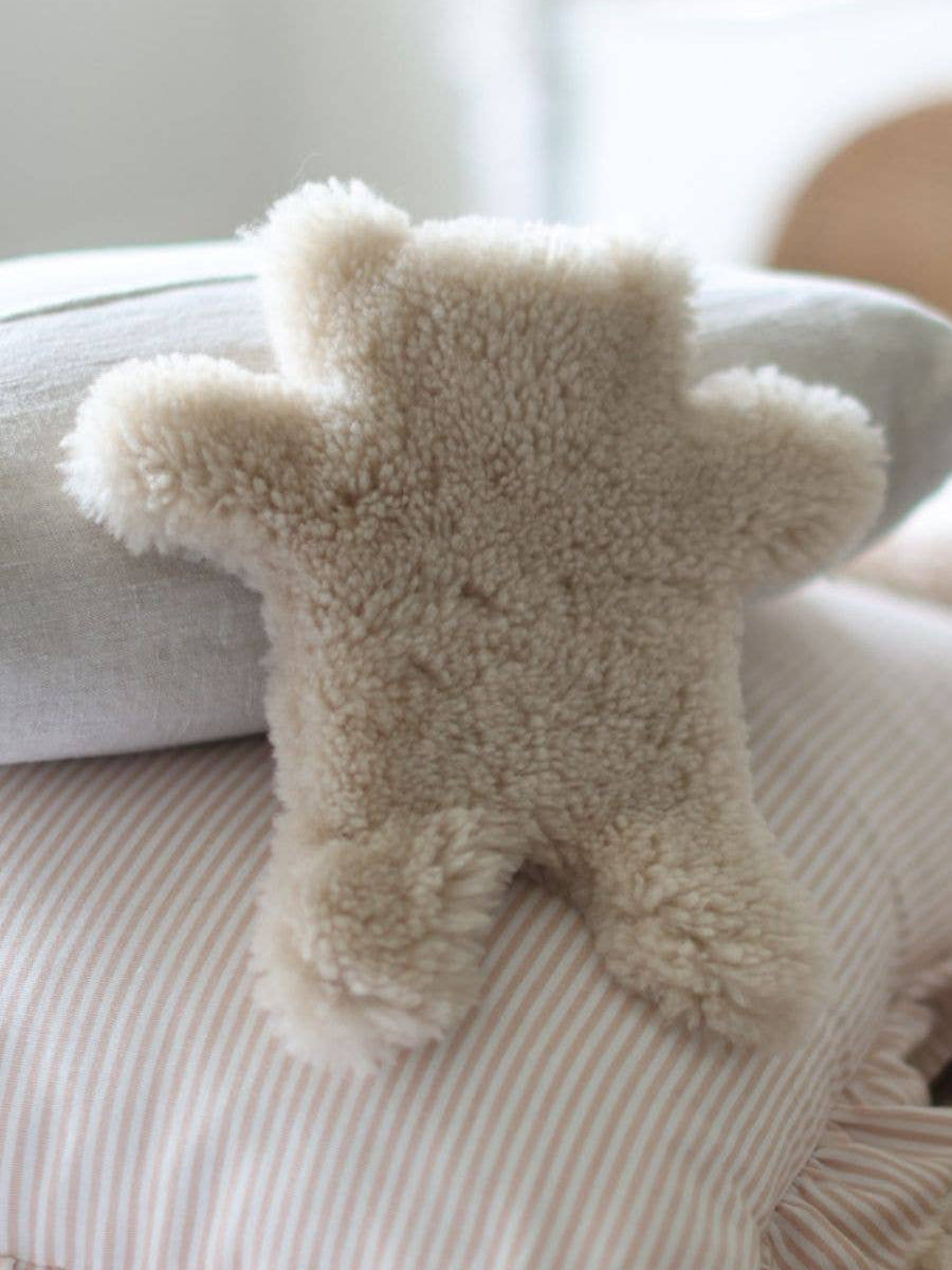 Moonlight Sheepskin Teddy Hot Water Bottle