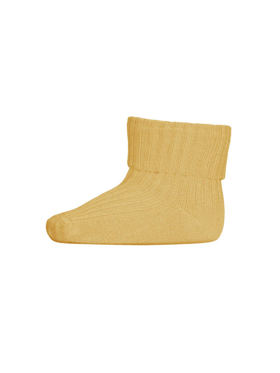 Yellow Cotton Baby Socks