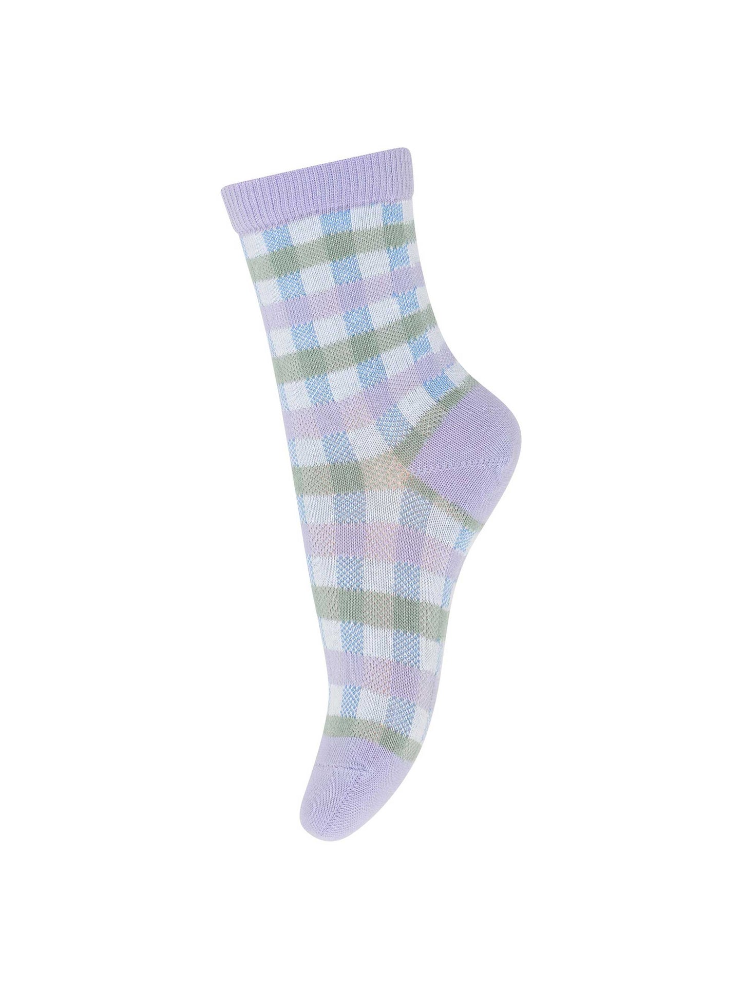 Lavender Checked Socks