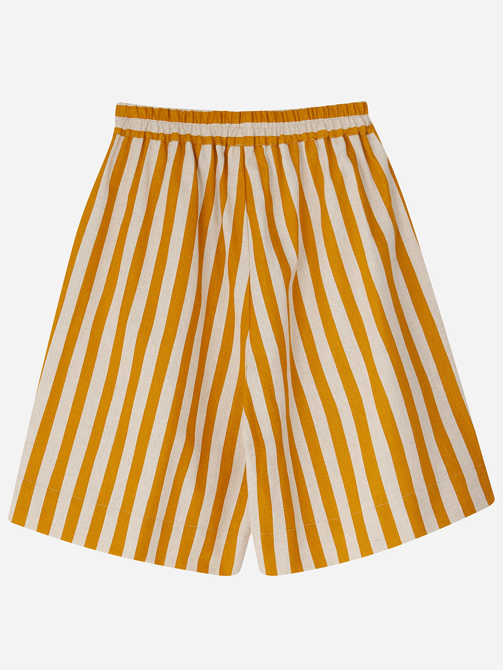 Mustard Yellow Stripe Shorts