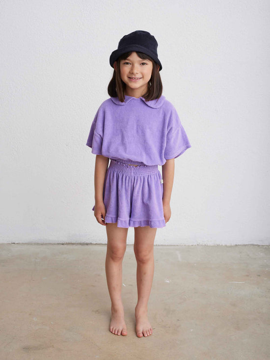 Lilac Towelling Top