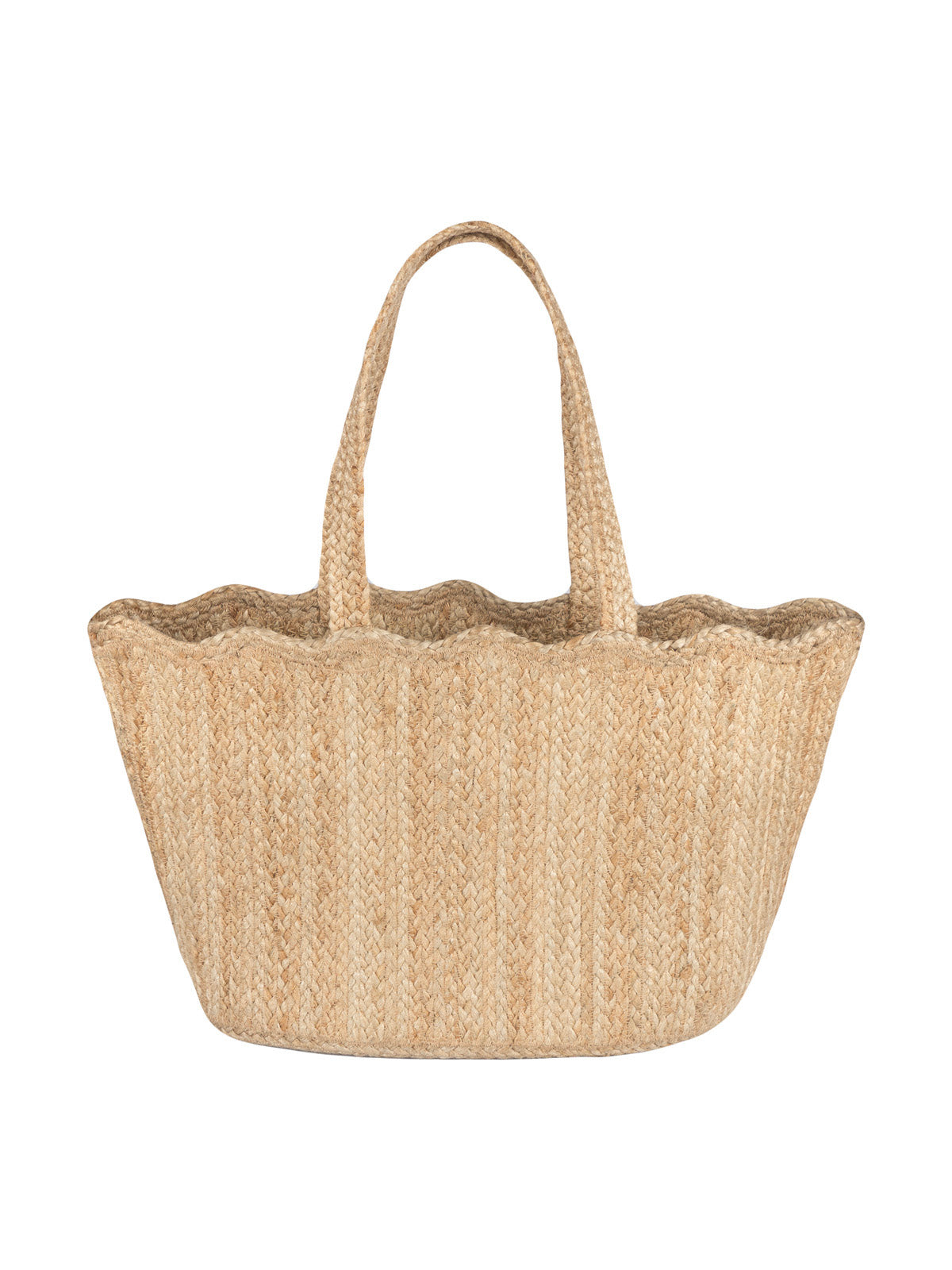 Natural Scallop Tote