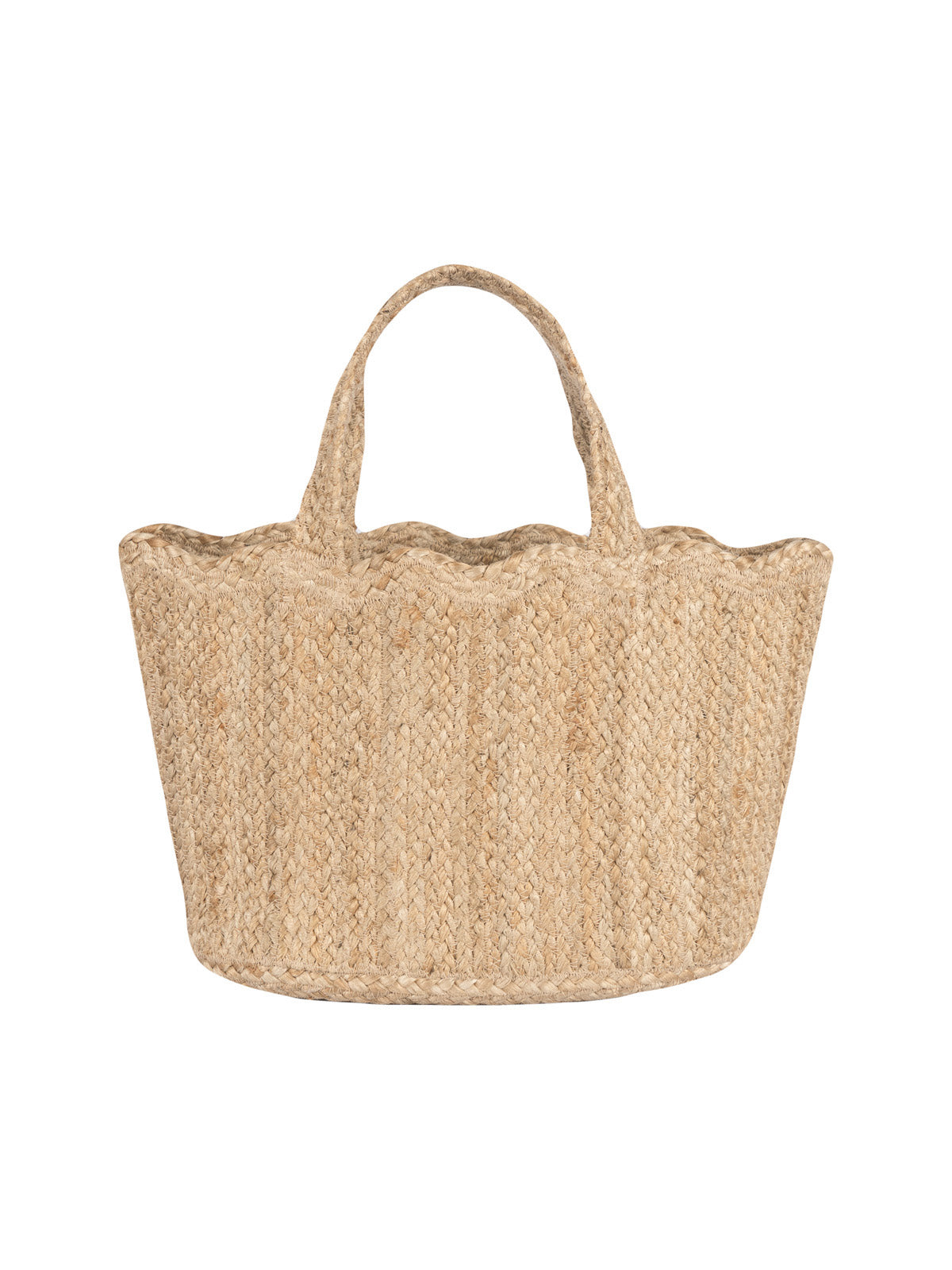 Natural Scallop Tote