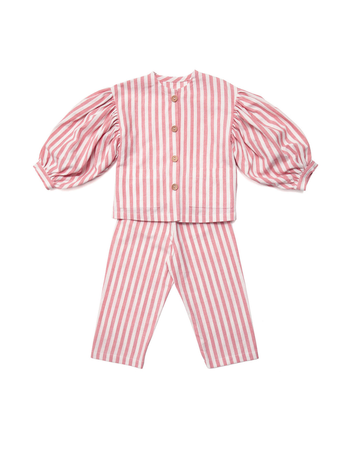 Pink Circus Stripe Farrow Kids Pyjamas