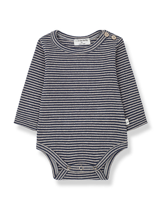 Andrey Navy & Taupe Stripe Body