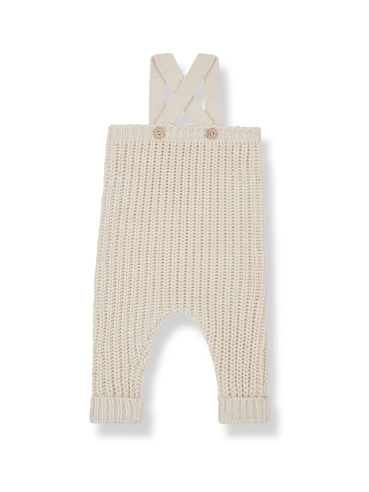 Maud Ecru Rib Overall