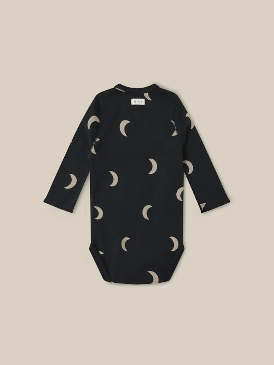 Load image into Gallery viewer, Charcoal Midnight Wrap Bodysuit
