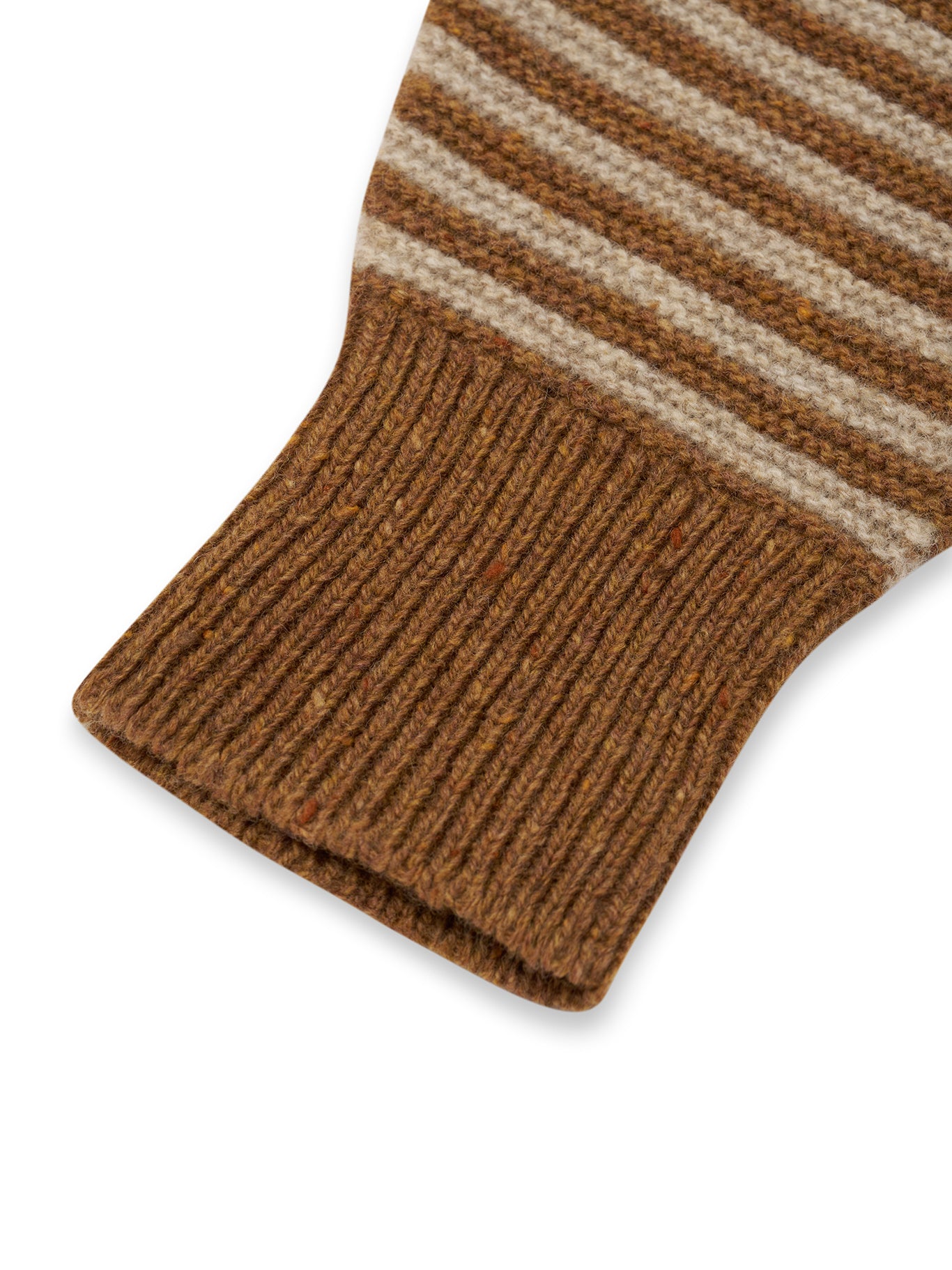 Chestnut Stripes Wool Salopettes
