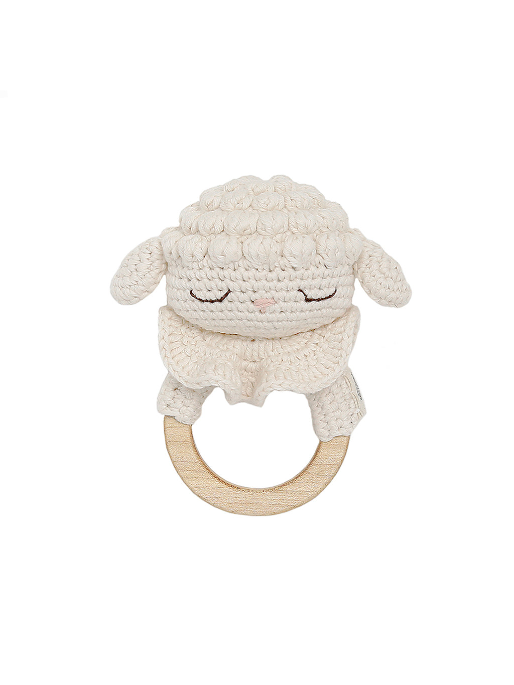 Lamb the Teething Ring with Bell