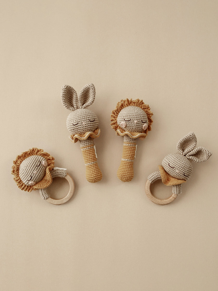 Beti the Bunny Rattle with Bell