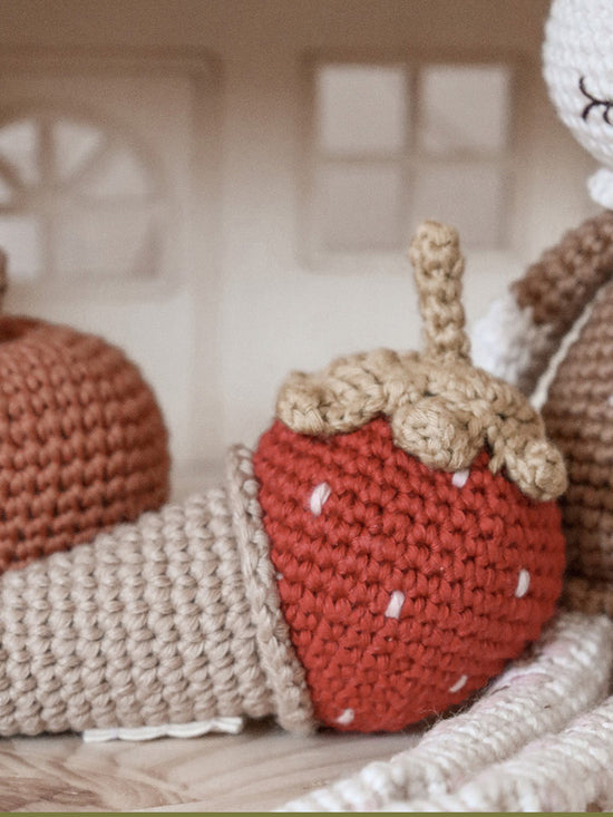Strawberry Ice Cream Rattle