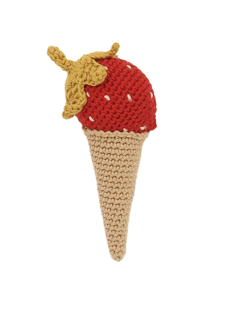 Strawberry Ice Cream Rattle