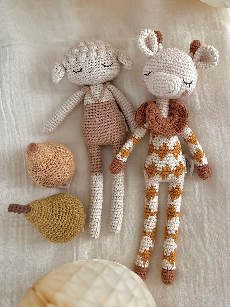 Pear Rattle with Bell