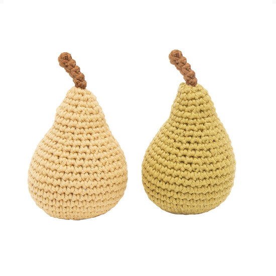 Pear Rattle with Bell