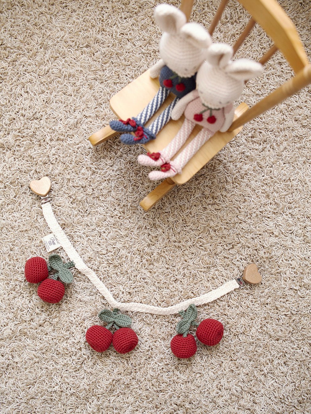Cherry Pram Chain with Bell