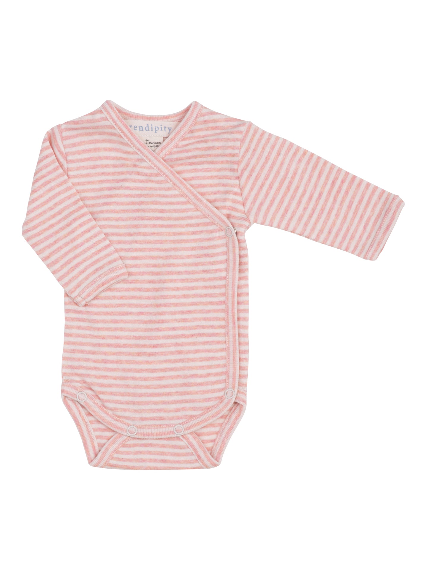 Coral Stripe Wrap Body