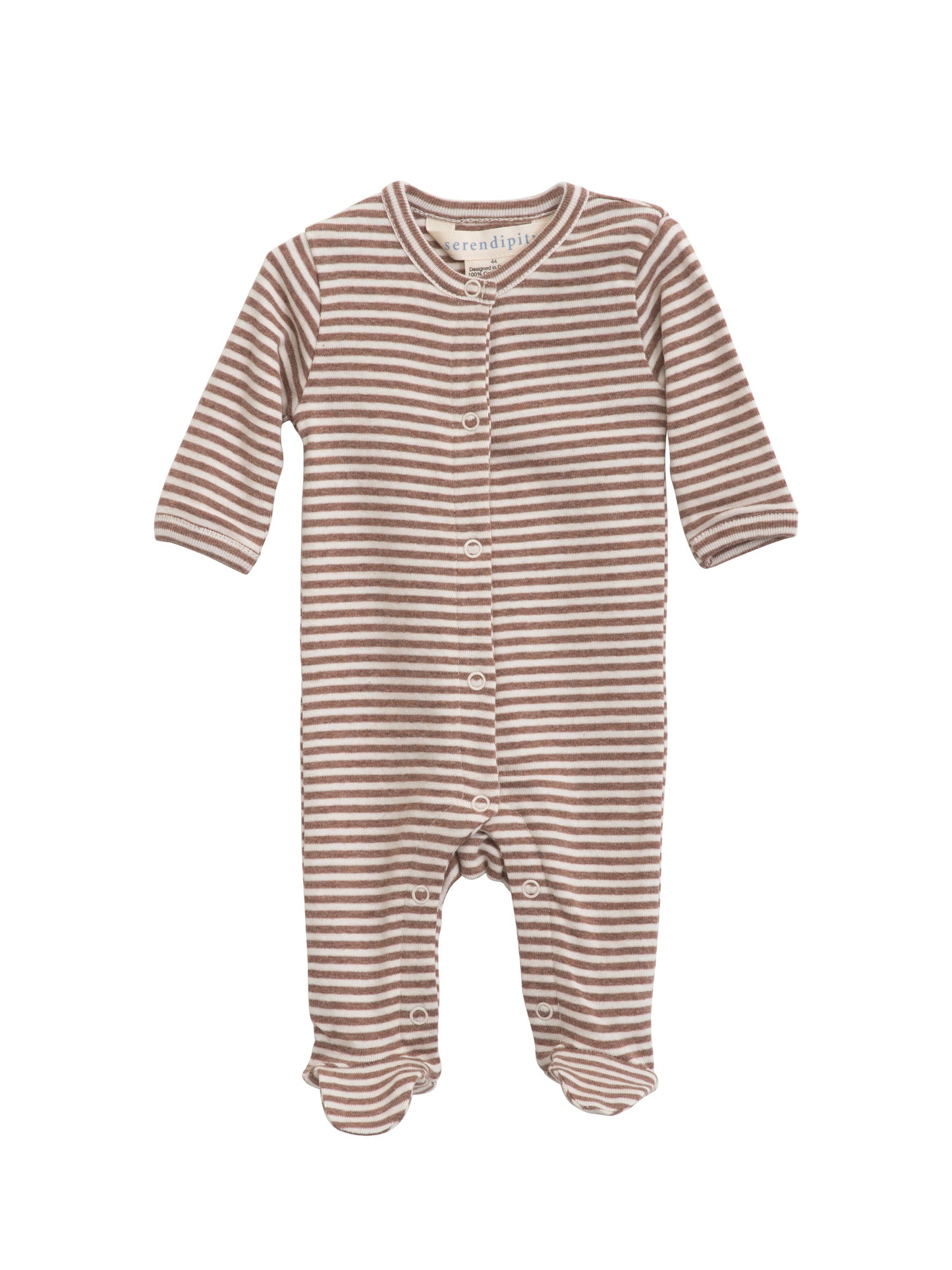 Acorn Stripe Sleepsuit