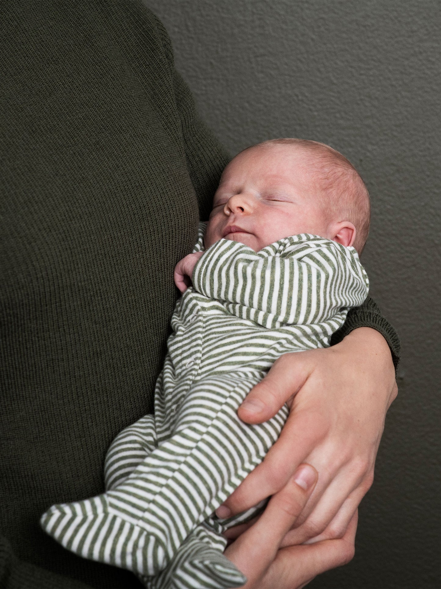 Seaweed Stripe Sleepsuit