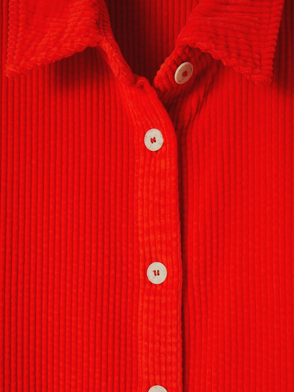 Strawberry Jumbo Cord Padow Overshirt