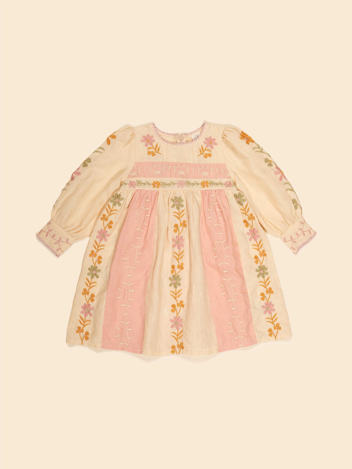 Pascale Dress - Cashew/Ribbon Pink