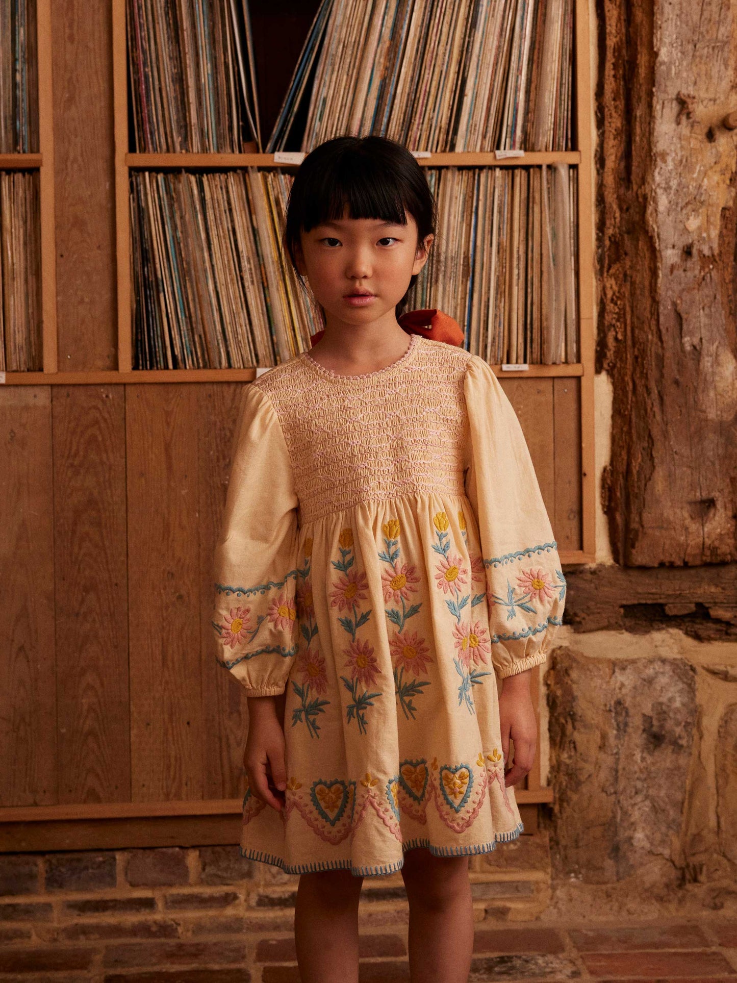 Penny Smock Dress - Cashew