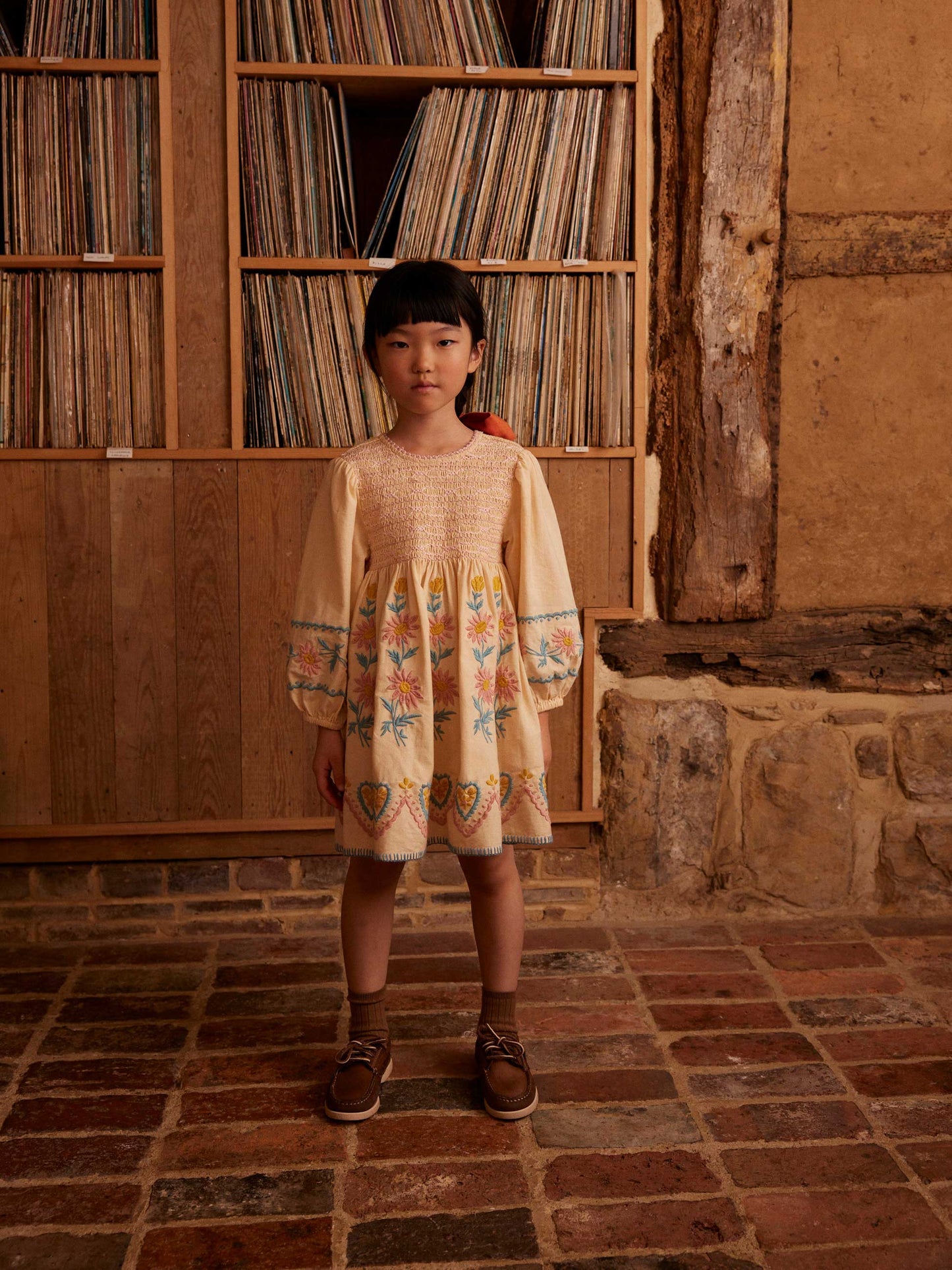 Penny Smock Dress - Cashew