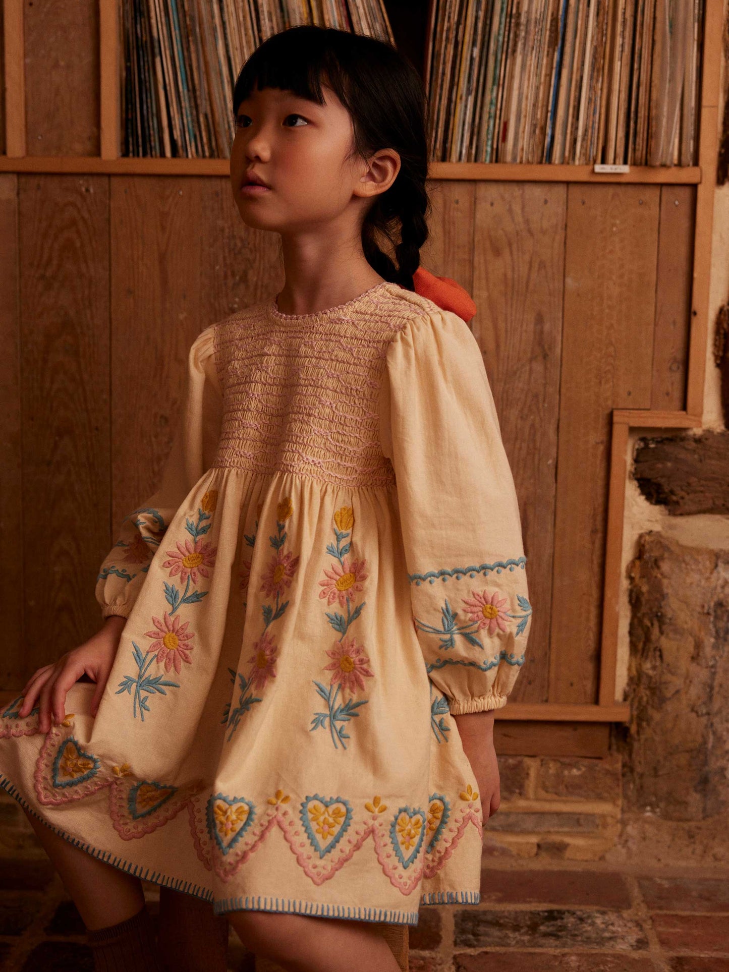 Penny Smock Dress - Cashew