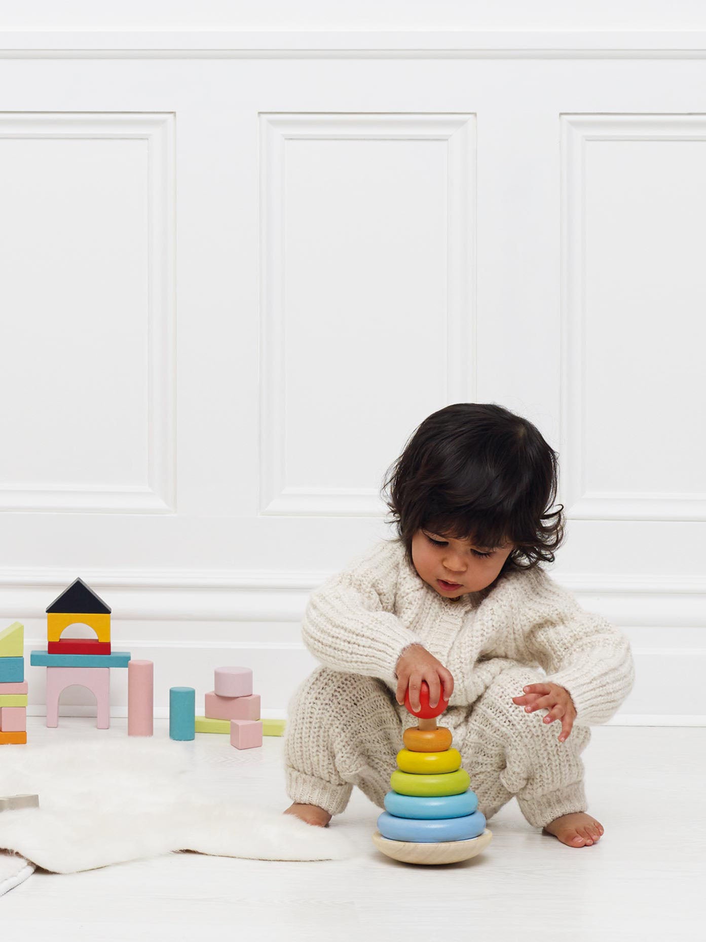 Rainbow Stacking Tower