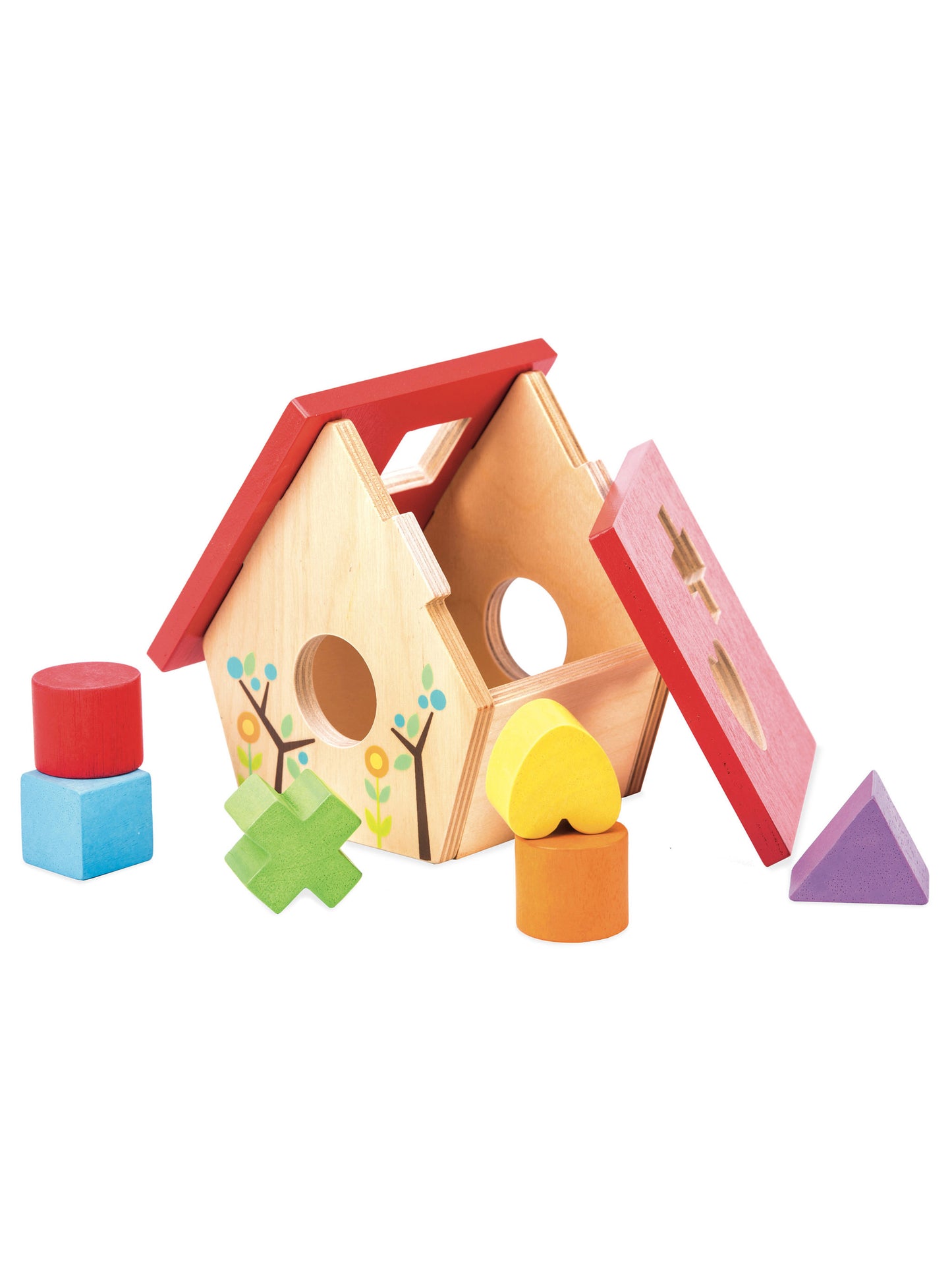 Woodland Bird House Shape Sorter