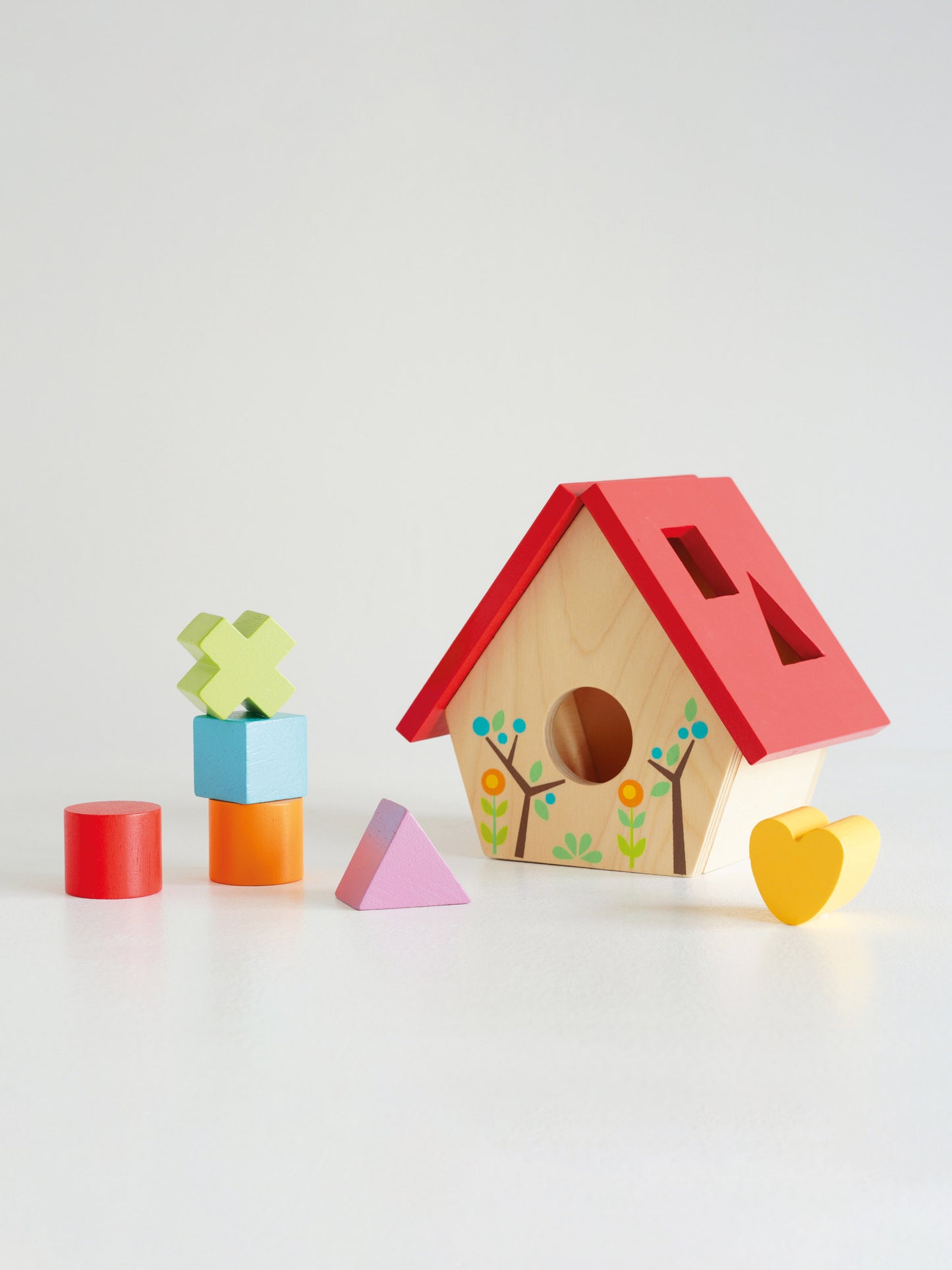 Woodland Bird House Shape Sorter