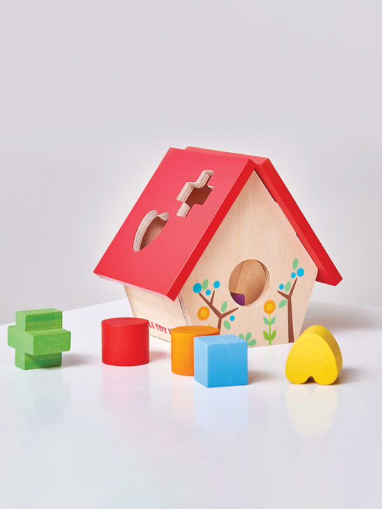 Woodland Bird House Shape Sorter